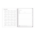 Notebooks & Pads | Blue Sky 137273-22 11 in. x 8.5 in. 12-Month (Jan-Dec 2026) Laila Weekly/Monthly Planner - Purple/Blue/Pink image number 4
