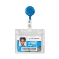 Label & Badge Holders | Advantus 75472 30 in. Extension Translucent Retractable ID Card Reel - Blue (12/Pack) image number 3
