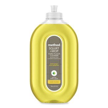 FLOOR CLEANERS | Method 00563CT Squirt plus Mop 25 oz. Spray Bottle Lemon Ginger Scent Hard Floor Cleaner (6/Carton)