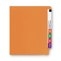 File Folders | Smead 25510 0.75 in. Expansion Shelf-Master Reinforced End Tab Colored Folders - Letter Size/Orange (100/Box) image number 2