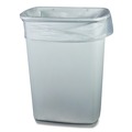 Trash & Waste Bins | Boardwalk H5645TCKR01 23 Gallon 0.9 mil 28 in. x 45 in. Perforated Roll Linear Low Density Can Liners - Clear (25 Bags/Roll, 8 Rolls/Carton) image number 4