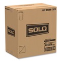 Cups and Lids | SOLO 424WN-2050 24 oz Single-Sided Poly Paper Hot Cups - White (500/Carton) image number 1