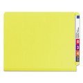 Just Launched | Smead 26789 End Tab Pressboard Classification Folders with Six SafeSHIELD Fasteners - Letter, Yellow (10/Box) image number 1