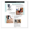 Office Chair Mats | ES Robbins 122173 45 x 53 EverLife Chair Mats with Lip for Medium Pile Carpet - Clear image number 4