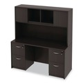 Office Desks & Workstations | Alera ALEVA256024ES Valencia Series 59.13 in. x 23.63 in. x 29.5 in. Credenza Shell - Espresso image number 5