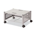 Office Desks & Workstations | Vertiflex VF52005 21.5 in. x 17.88 in. x 11.5 in. 90 lbs. Capacity 2 Shelves Metal Underdesk Machine Stand - Matte Gray image number 0