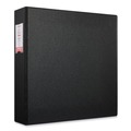 Back to School Sale | Universal UNV20781 Deluxe 2 in. Capacity Non-View D-Ring Binder with Label Holder - Black image number 0
