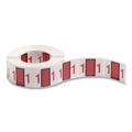 File Folders | Smead 67371 1 x 1.25 Numerical End Tab File Folder 1 Labels - White (1-Roll) image number 0
