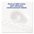 Notebooks & Pads | Avery 05729 0.25 in. Diameter Dispenser Pack Hole Reinforcements - White (200/Pack) image number 2