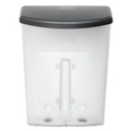 Desk Shelves | Deflecto 790901 10w x 4.5d x 13.13h Outdoor Literature Box - Clear/Black image number 0