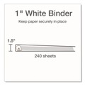 Just Launched | Cardinal 26300CB XtraLife ClearVue 11 in. x 8.5 in. Non-Stick Locking 3 Slant-D Ring Binder - White image number 2