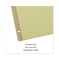 Dividers & Tabs | Universal UNV20822 Deluxe Preprinted Simulated Leather 1-to-31 Tab Dividers with Gold Printing - Buff (1 Set) image number 4