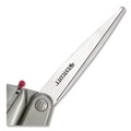 Arts & Crafts Supplies | Westcott 13227 E-Z Open 8 in. Long 3.25 in. Cut Length Box Opener Stainless Steel Shears - Offset Gray Handle image number 1