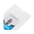 Label & Badge Holders | Advantus 75604 3.5 in. x 5.13 in. Holder 3.13 in. x 4.5 in. Vertical Insert PVC-Free Badge Holders - Clear (50/Pack) image number 3