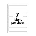 Labels | Avery 05203 0.69 x 3.44 Permanent File Folder Labels - White (252/Pack) image number 3