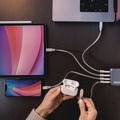 Back to School Sale | Verbatim 32202 100 Watts 4-Port GaN Wall Charger - Black/Gray image number 3