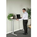 Office Desks & Workstations | Alera ALEHT2SSG AdaptivErgo 48.06 in. x 24.35 in. x 27.5 in. - 47.2 in. Sit-Stand Two-Stage Electric Height-Adjustable Table Base - Gray image number 8