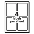 Labels | Avery 06878 3.75 in. x 4.75 in. Vibrant Laser Color-Print Labels with Sure Feed - White (100/Pack) image number 3