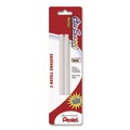 Erasers & Correction Supplies | Pentel ZER-2 Clic Eraser Refills for Pentel Clic Erasers - Cylindrical Rod White (2/Pack) image number 0