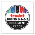 Stamps & Stamp Supplies | Trodat P5430RE 1 in. x 1.63 in. Professional Replacement Ink Pad for Trodat Custom Self-Inking Stamps - Red image number 5