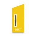 Cutlery | Dixie KM5W540 7 in. Grab'N Go Wrapped Knives - Black (540/Carton) image number 5