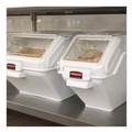 Just Launched | Rubbermaid Commercial FG9G5700WHT ProSave 5.4-Gallon Plastic Shelf Ingredient Bin - White image number 3