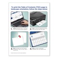 Just Launched | Avery 11128 Ready Index 11 in. x 8.5 in. 31-Tab Customizable TOC 1 to 31 Tab Dividers - Black/White (1-Set) image number 7
