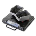 Mailroom Equipment | Brecknell GP100 100 lbs. Capacity 12.5 in. x 10.95 in. x 2.2 in. Platform Portable Electronic Utility Bench Scale image number 4