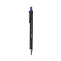 Pens | Universal UNV15511 1 mm Retractable Ballpoint Pen - Medium, Blue (1 Dozen) image number 1