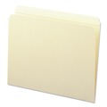 File Folders | Smead 10310 Straight Tabs 0.75 in. Expansion Letter Size 11-pt Reinforced Tab File Folders - Manila (100/Box) image number 1