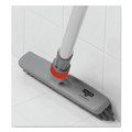 Brooms | Unger CB20G Black Polypropylene Bristles 8.83 in. Brush Gray Plastic Handle SmartColor Swivel Corner Brush image number 1