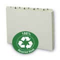 File Folders | Smead 50369 1/5-Cut Tab 1 to 31 8.5 in. x 11 in. 100% Recycled Daily Top Tab File Guide Set - Green (31/Set) image number 4