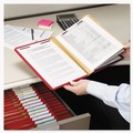 File Folders | Smead 19031 Six SafeSHIELD Fasteners 2 Dividers Legal Size Six-Section Pressboard Top Tab Classification Folders - Bright Red (10/Box) image number 5