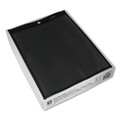 Sheet Protectors | C-Line 45911 50-Sheet 8.5 x 11 Stitched Shop Ticket Holders - One Side Clear (25/Box) image number 1