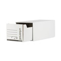 Universal | Universal 9523401 14 in. x 25.5 in. x 11.5 in. Heavy-Duty Letter File Storage Drawers - White (6/Carton) image number 1