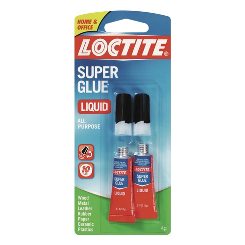 Labels | Loctite 1363131 0.07 oz. Super Glue Liquid Tubes - Dries Clear (2/Pack) image number 0