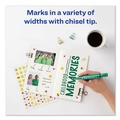 Just Launched | Avery 07885 Broad Chisel Tip Regular Desk-Style MARKS A LOT Permanent Marker - Green (1-Dozen) image number 5