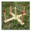 Clearance Center | Champion Sports QS1 Plastic/Wood Ring Toss Set - Assorted Colors (9-Piece/Set) image number 8