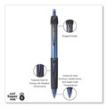 Pens | uni-ball 42071 Retractable Power Tank RT Ballpoint Pen - Blue Ink Translucent Blue/Black Barrel (1-Dozen) image number 2