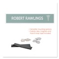 Office Presentation Supplies | Deflecto 587501 8.5 in. x 2 in. Insert Superior Image Cubicle Nameplate Sign Holder - Clear image number 8