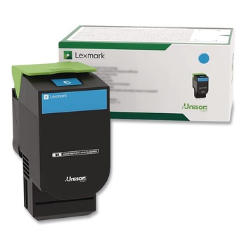 Lexmark 70C1XC0 Return Program 4,000 Page-Yield Extra High-Yield Toner - Cyan