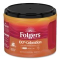 Coffee | Folgers 30445CT 22.6 oz. Canister Coffee - Columbian (6/Carton) image number 1