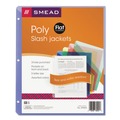 Sheet Protectors | Smead 89505 Organized Up 2-Section Poly Slash Jackets - Letter Size/Assorted Colors (5/Pack) image number 0