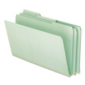 File Folders | Pendaflex 17171EE 1/3-Cut Tabs Assorted Legal Size 1 in. Expansion Pressboard Expanding File Folders - Green (25/Box) image number 2