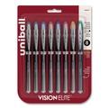 Pens | uni-ball 58092PP VISION ELITE 0.5 mm Stick Hybrid Gel Pen - Assorted Ink and Barrel Colors/Fine (8-Piece/Set) image number 0