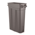Trash & Waste Bins | Suncast Commercial TCNH2030 23-Gallon Plastic Resin Slim Trash Can - Gray image number 0