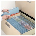 File Folders | Smead 14081 6 SafeSHIELD Fasteners 2 Dividers Letter Size 6-Section Pressboard Top Tab Pocket Classification Folders - Blue (10/Box) image number 5