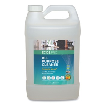  | ECOS PRO PL9706/04 Orange Plus All Purpose Cleaner and Degreaser Citrus Scent 1 gal Bottle
