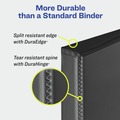 Binders | Avery 79225 11 in. x 8.5 in. DuraHinge 3-Ring Heavy-Duty View Binder with 2 in. Capacity - Red (6/Carton) image number 3