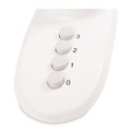 Alera | Alera ALEFAN122 3-Speed 12 in. Plastic Oscillating Desk Fan - White image number 1